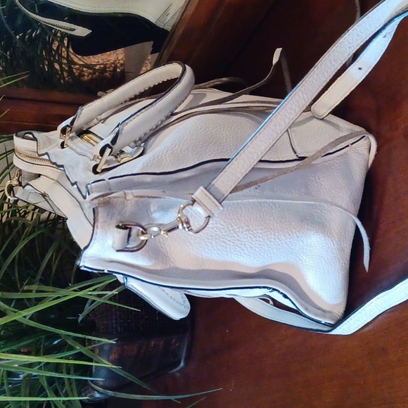 REBECCA MINKOFF Pebble Leather Regan Convertible Satchel Tote Bag - Picture 5 of 14